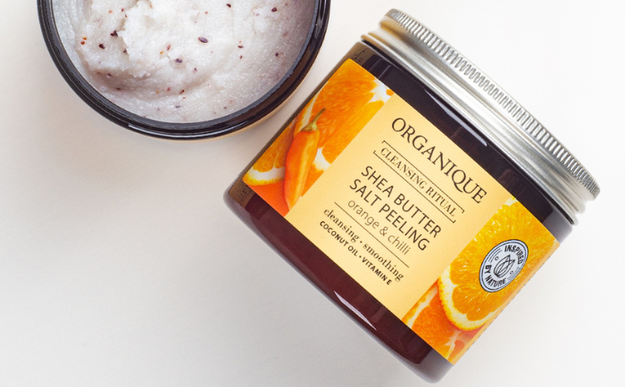 Peeling solny z masłem shea Orange&Chilli